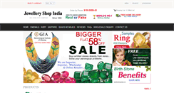Desktop Screenshot of jewelleryshopindia.com